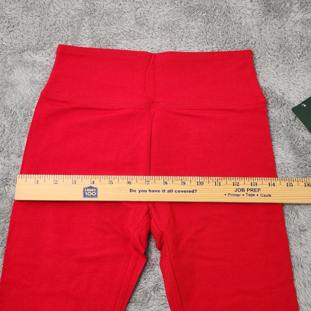 Wild Fable Fashion Leggings Womens XS Red‎ High-Waisted Cotton Workout Stretch - Picture 8 of 11